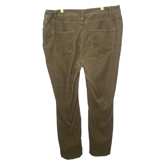 Coldwater Creek Classic Fit Corduroy Pants Womens‎ Size 16 Khaki Tan - Picture 4 of 10